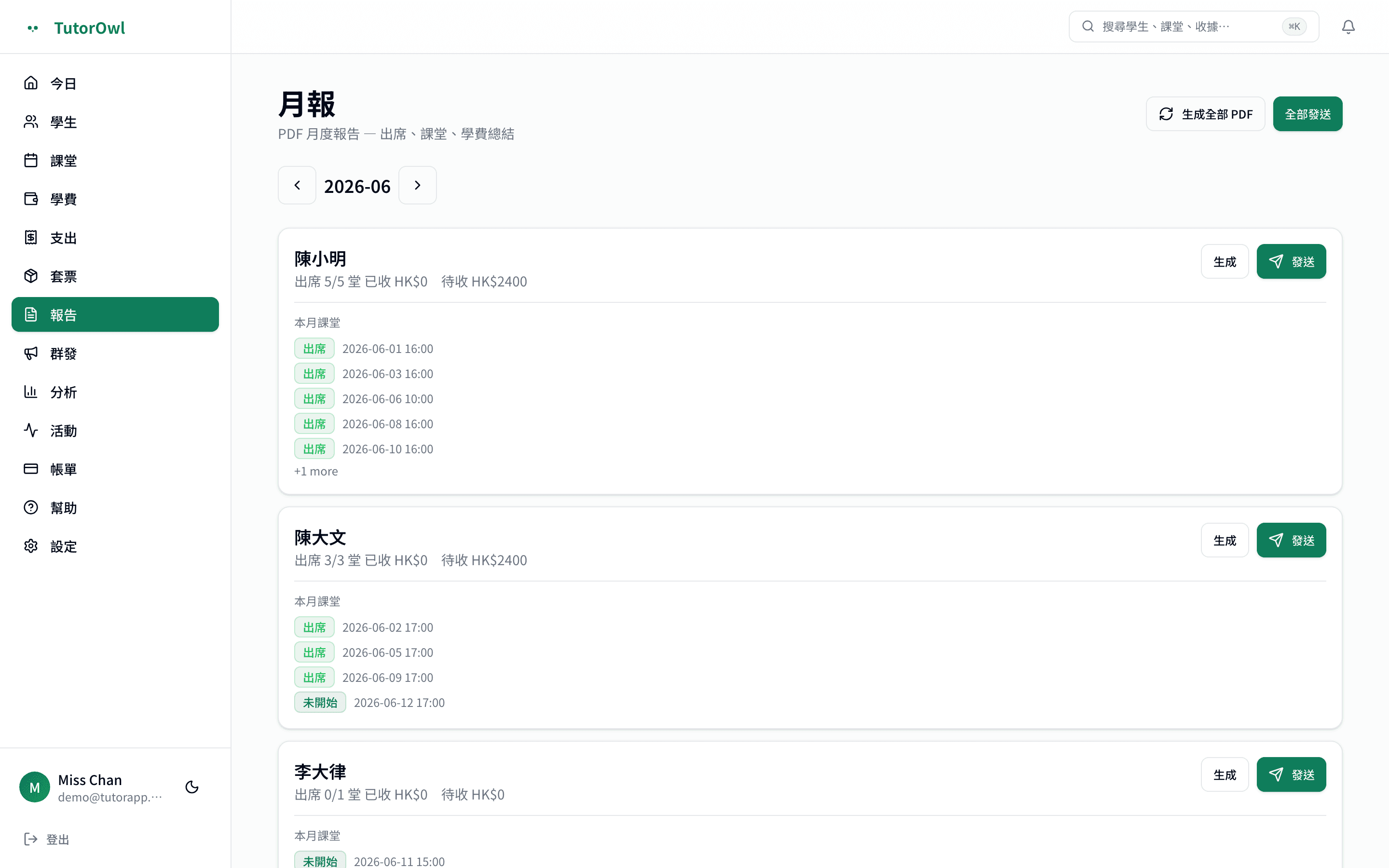 月報